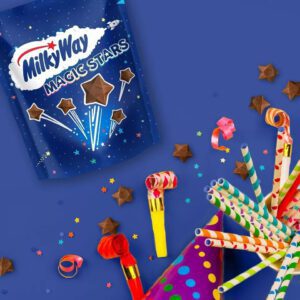 3 X Milky Way Magic Stars Chocolate Pouch 100G Delicious Tasty And Twisty Treat