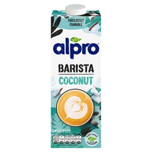 8 x 1L Alpro Barista Coconut with Soya Drink Gluten Free Plant-Based