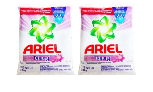 Ariel Powder Laundry Detergent with Downy Freshness – 0.55 lb (250g) – Compact