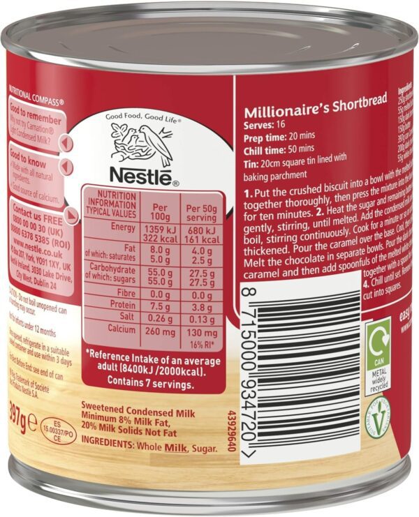Carnation Sweetened Condensed Milk, 397g
