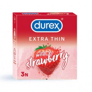 Durex Wild strawberry Condoms (Pack of 3) : Buy Durex Wild strawberry Condoms (Pack of 3) Online at Best Price in India | Planet Health