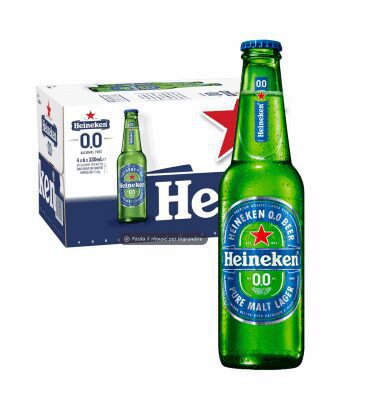 Heineken 0.0 beer box 24 x 33 cl