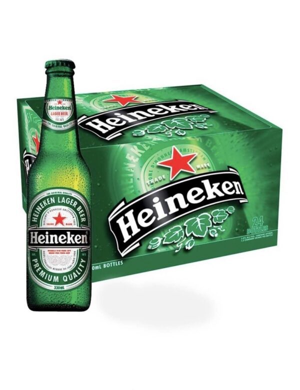 Heineken Cardboard of 24 bottles of 33 cl