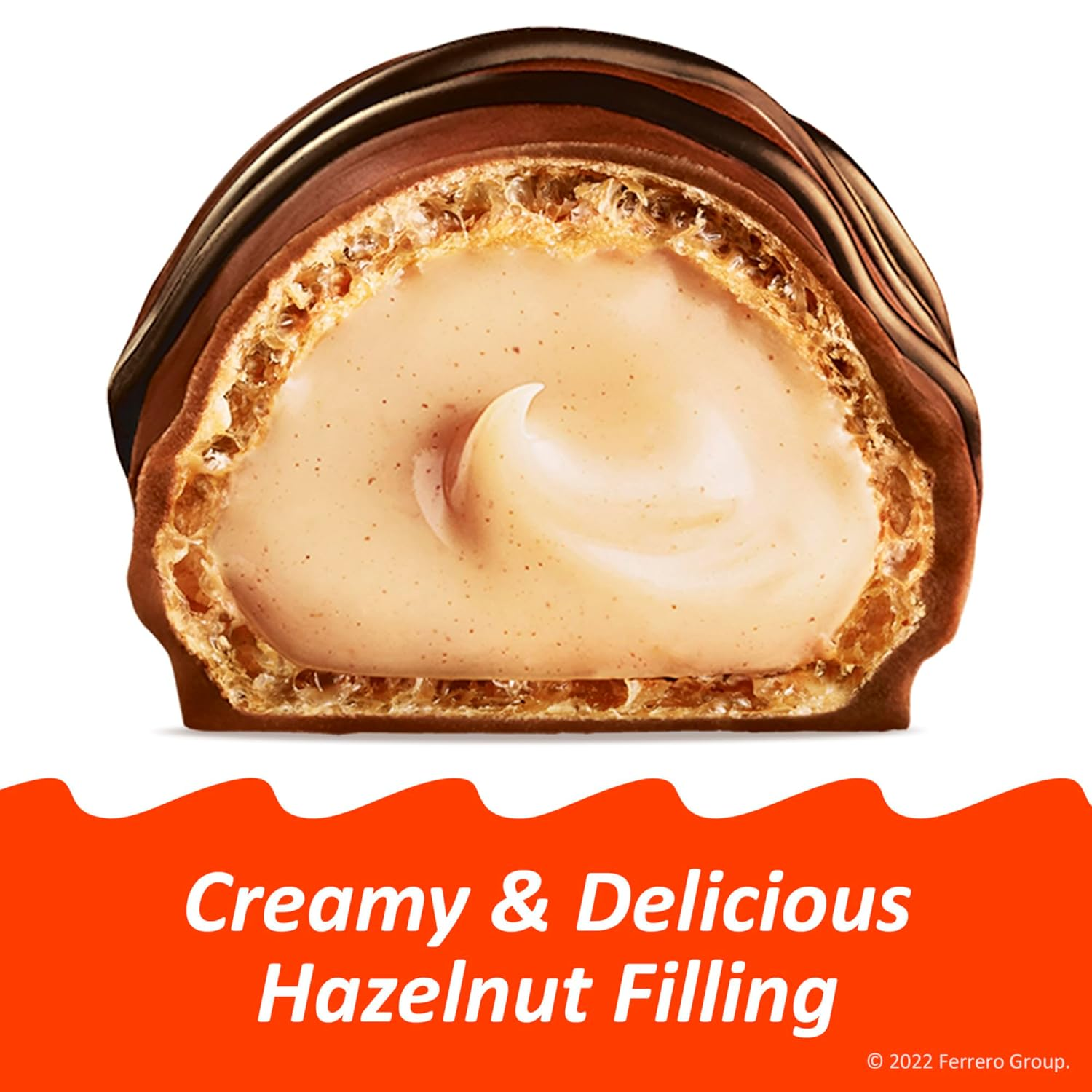 Kinder Bueno, Bulk 30 Pack, Milk Chocolate and Hazelnut Cream, Stocking Stuffers