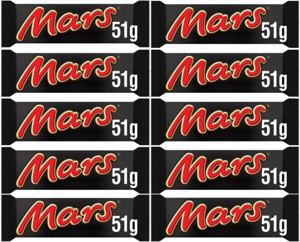 Mars Bar Chocolate Bundle Pack of 10 | 51g