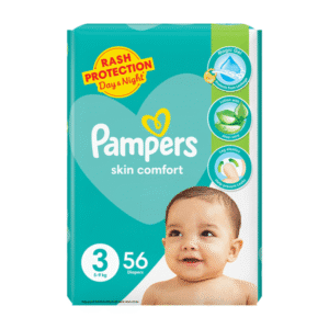 Pampers Diapers Medium | Size 3 | 56 Pcs