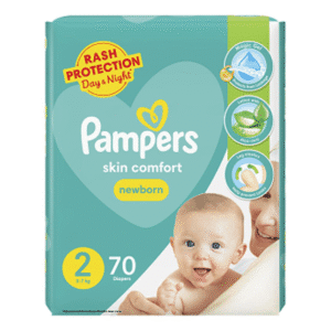 Pampers Diapers Newborn | Size 2 | 70 Pcs