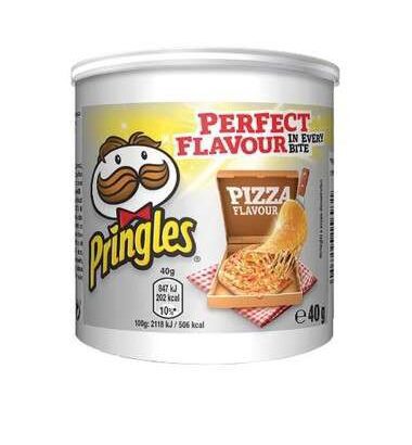 Pringles pizza flavour 12 pieces of 40 g