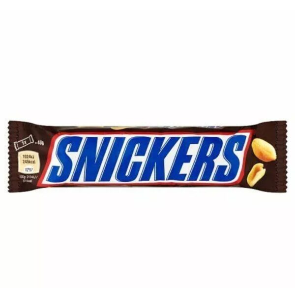 SNICKERS CHOCOLATE BARS FULL BOX OF 40x50g BARS.Best OFFER. DATE :16/3/2026